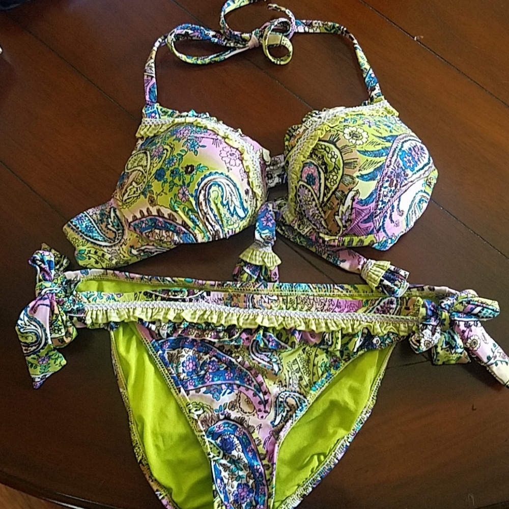 Lucky Brand Swimsuit Bikini size large